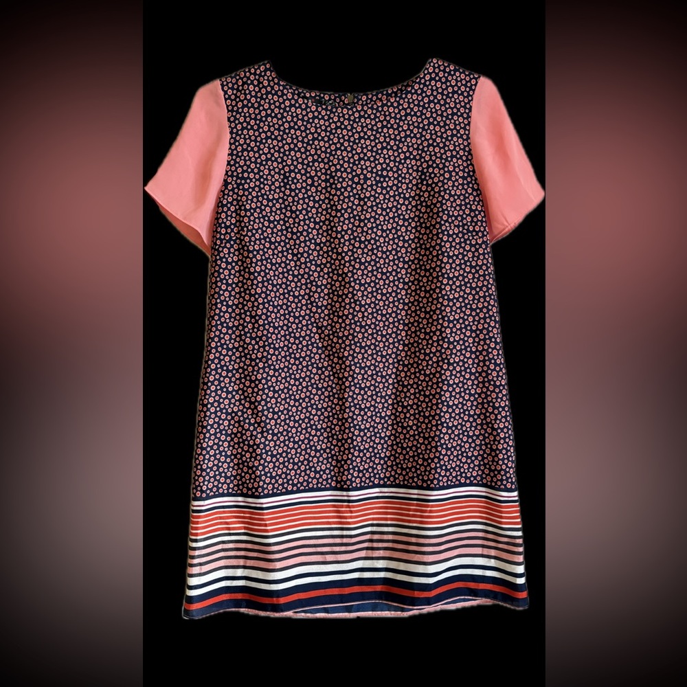 Polka dot shift dress
